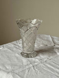 Vintage Lyngby vase i glas · H15,5 x B11 cm