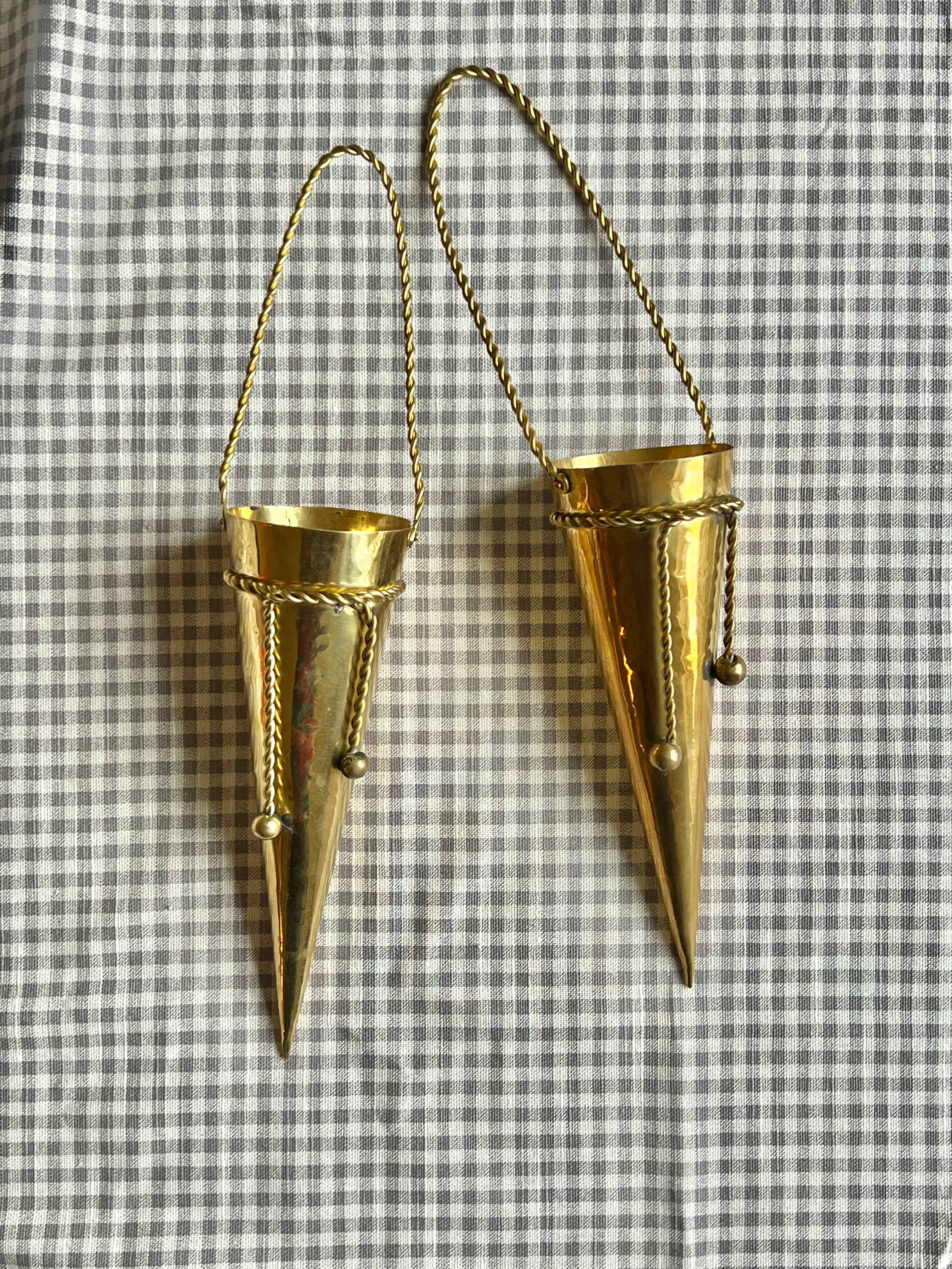 Vintage messing kræmmerhus (H21 / H33 m. hank)