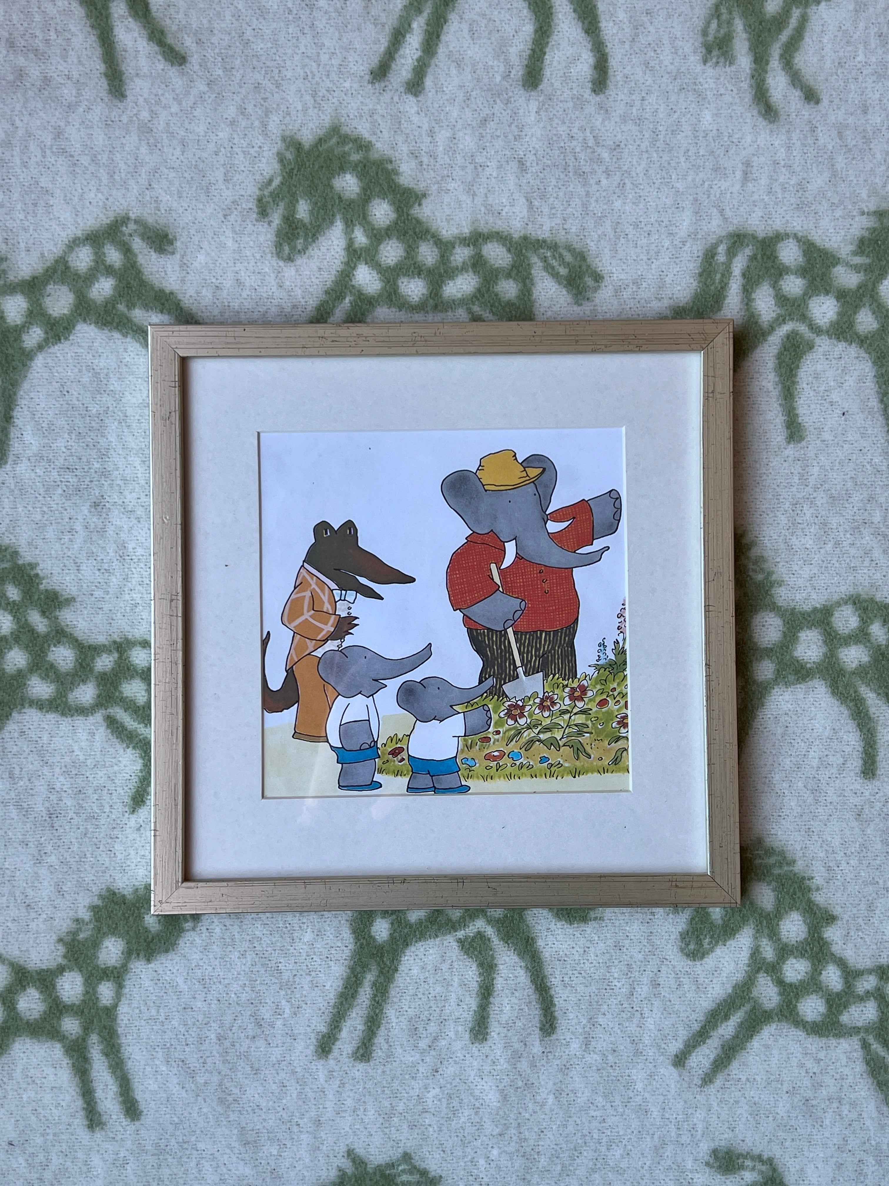 Babar illustration, i haven