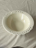 Vintage italiensk serveringsskål i keramik · H8,5 × Ø30 cm