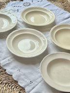 Råhvide pastatallerken Ø23 cm