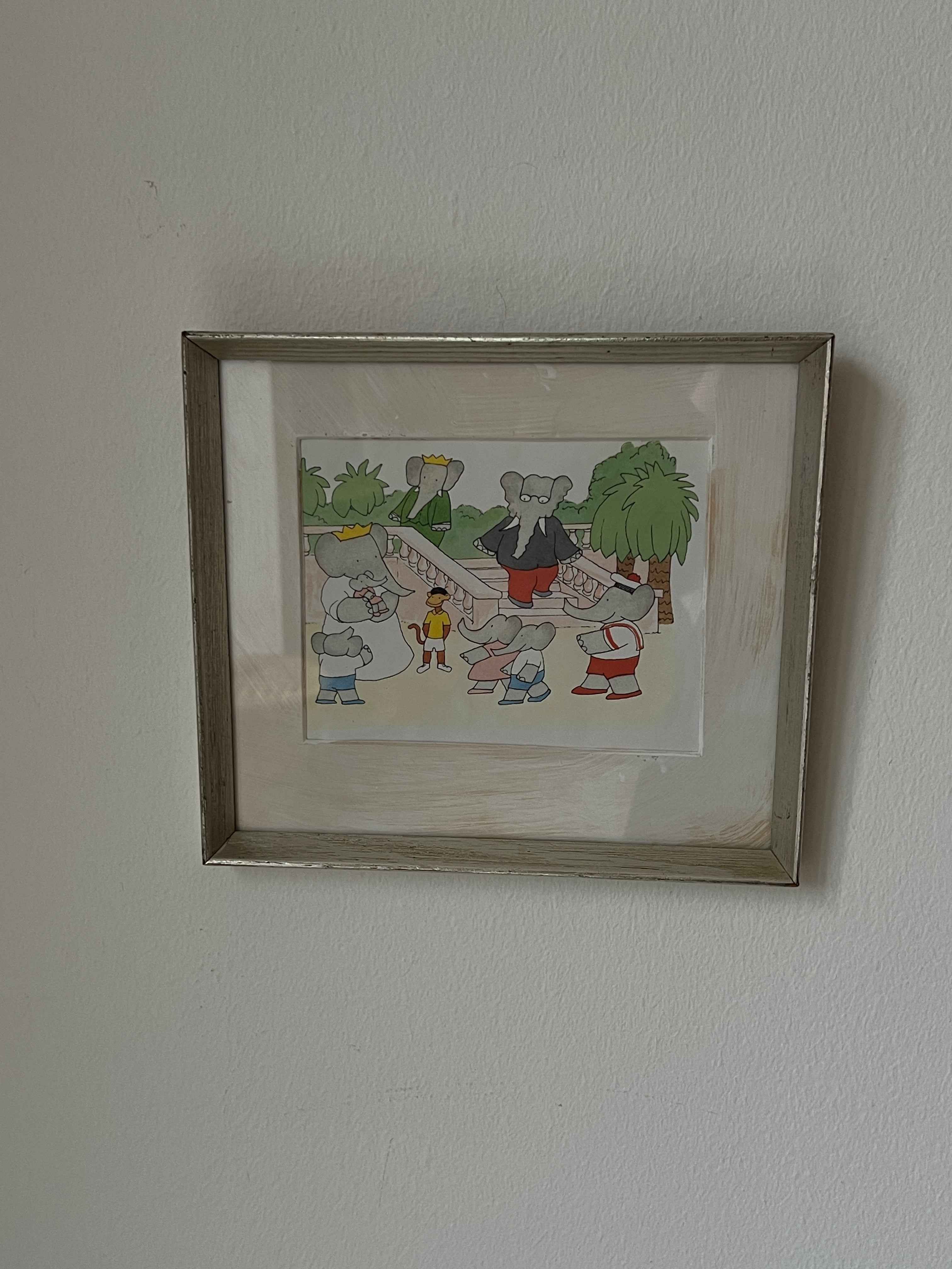 Babar illustration, Babar-baby kommer hjem