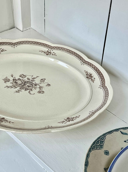 Anglo Gefle porcelænsfad, L35 B30