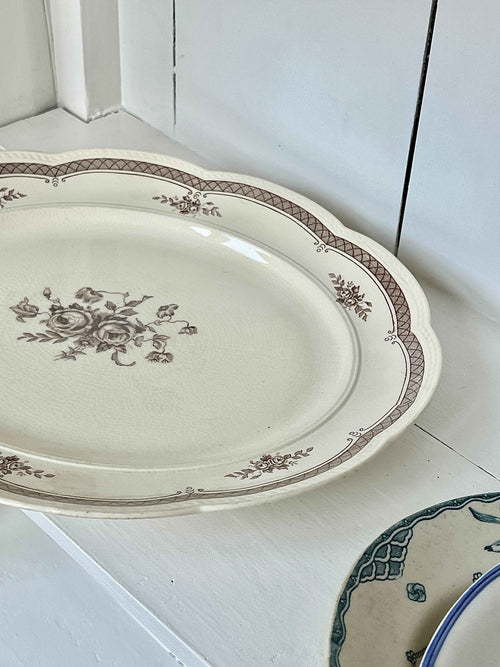 Anglo Gefle porcelænsfad, L35 B30