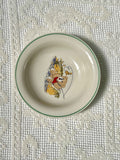 Børnetallerken i porcelæn med bamsemotiv, Ø16