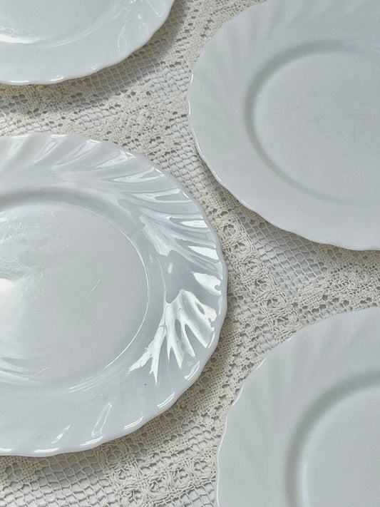 Franske swirl frokosttallerkener Ø20