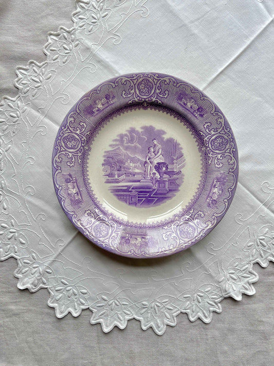 Lilla transferware Gustavsberg Carrara middagstallerkener (6 stk haves)