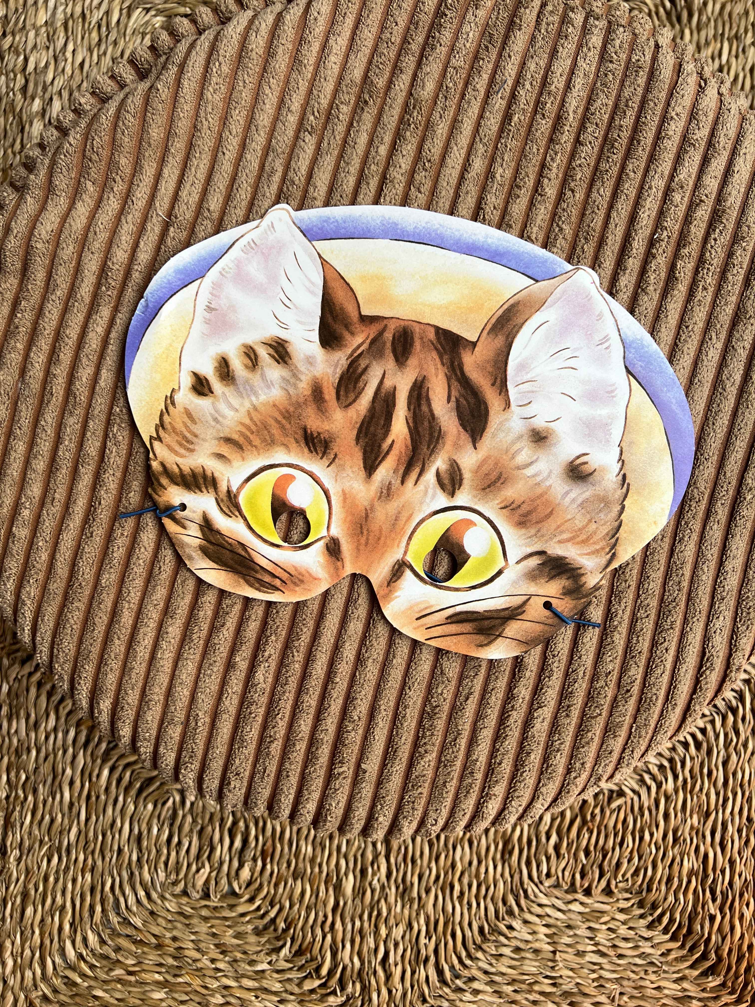 Vintage Peter Rabbit Maske - Tom Kitten