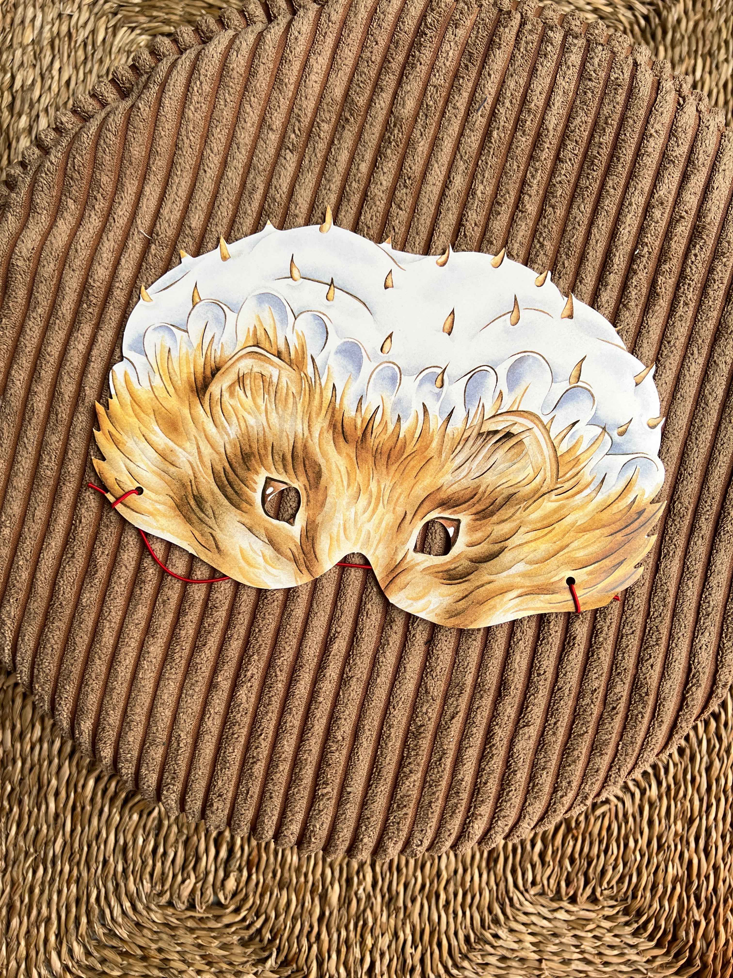 Vintage Peter Rabbit maske - Mrs Tiggy-Winkle