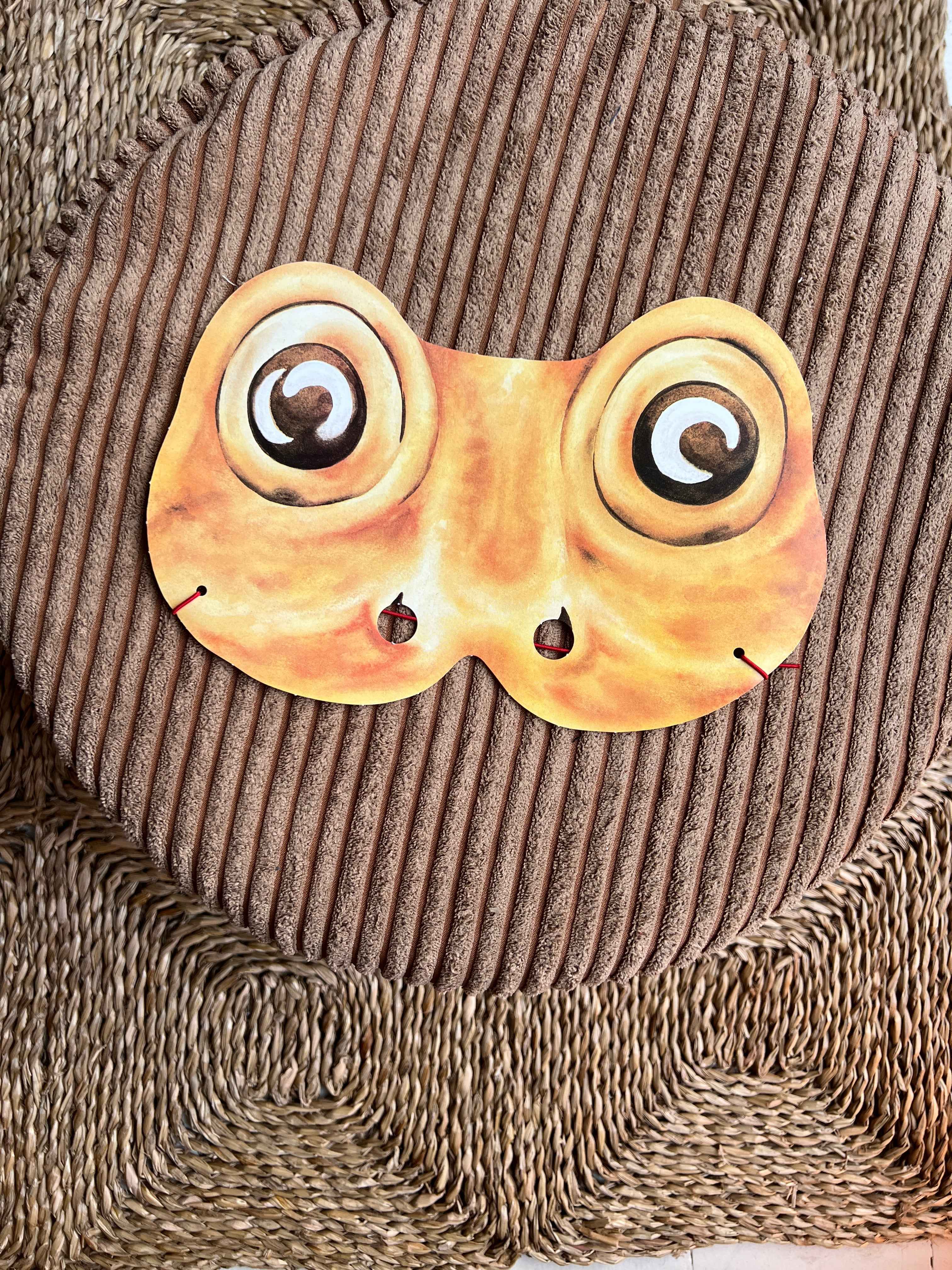 Vintage Peter Rabbit maske - Mr Jeremy Fisher
