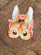 Vintage Peter Rabbit maske - Old Mrs Rabbit