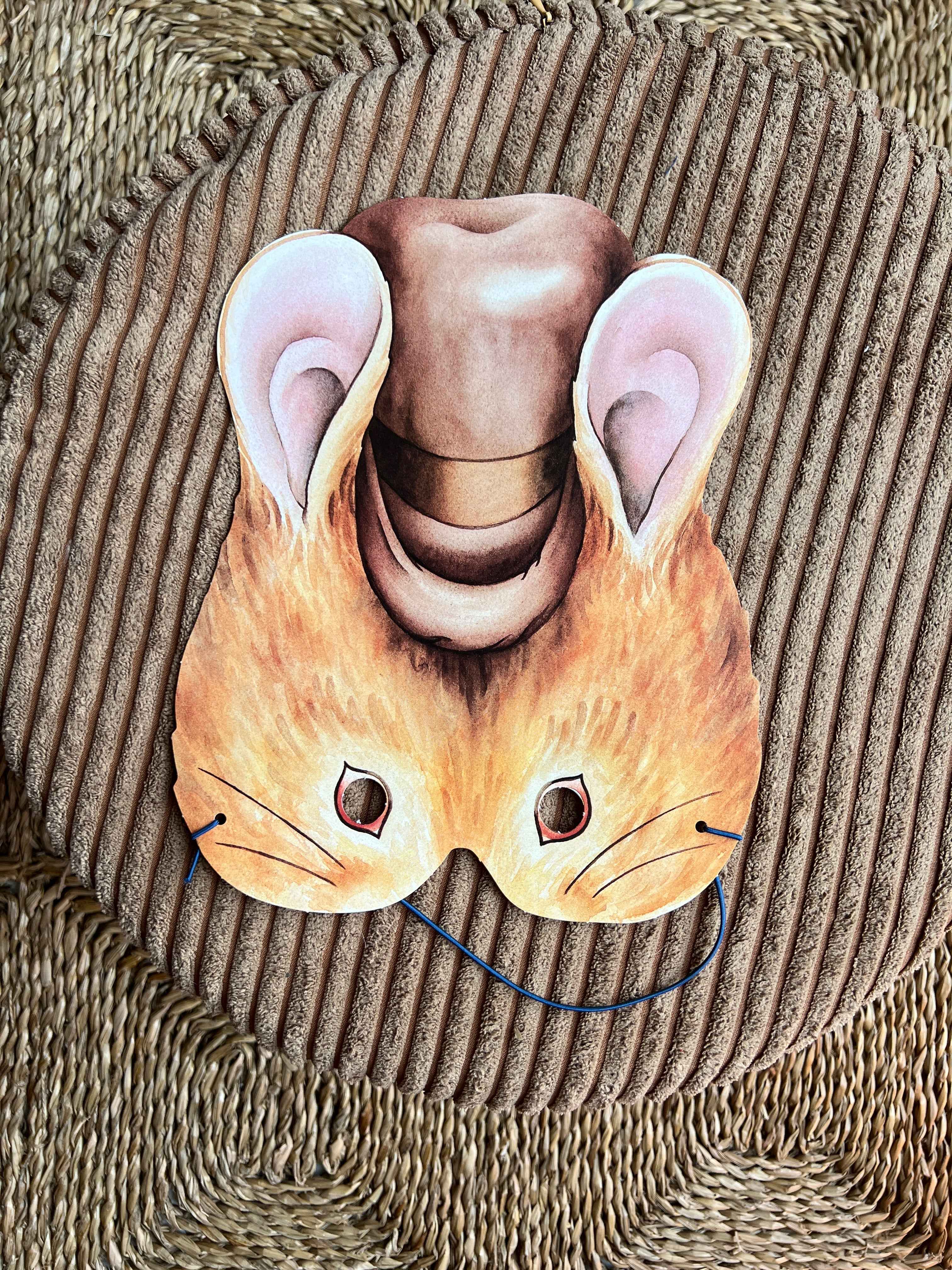 Vintage Peter Rabbit maske - Johnny Town-Mouse