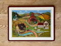 Vintage Pimpernel dækkeserviet – stor (ca. 40 × 30 cm)