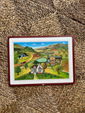 Vintage Pimpernel dækkeserviet – lille (30,5 × 23 cm)