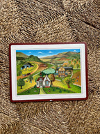 Vintage Pimpernel dækkeserviet – lille (30,5 × 23 cm)