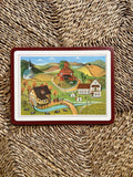 Vintage Pimpernel dækkeserviet – lille (30,5 × 23 cm)