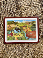 Vintage Pimpernel dækkeserviet – lille (30,5 × 23 cm)